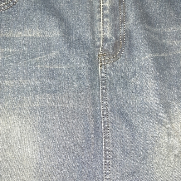 3 FOR $12 SALE ChouYatou Denim Skirt See Size Measurement in Photos XXL on Tag - Picture 2 of 6